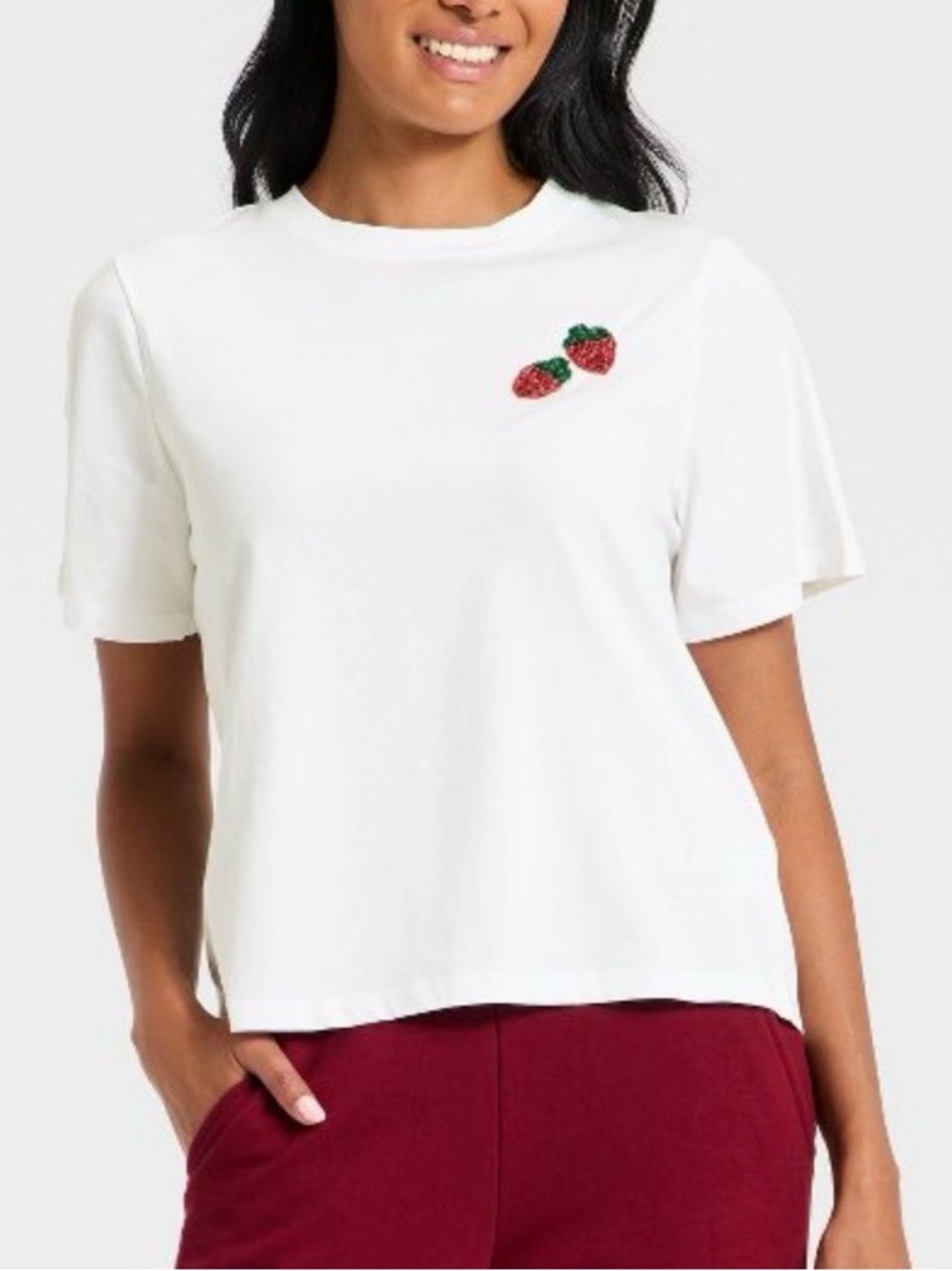 A New Day Women’s Embellished T-Shirt